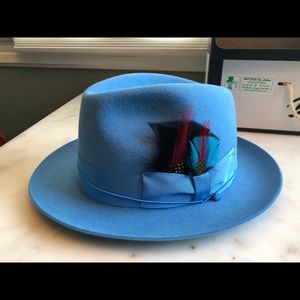 *NEW* Baileys baby blue fedora w/ box